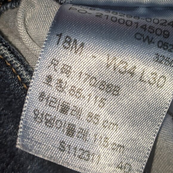 ---  LEVIS Hight Waisted / Hi Rise Skinny Jeans Size 34 / 18 Fits 14  --- - Picture 5 of 5